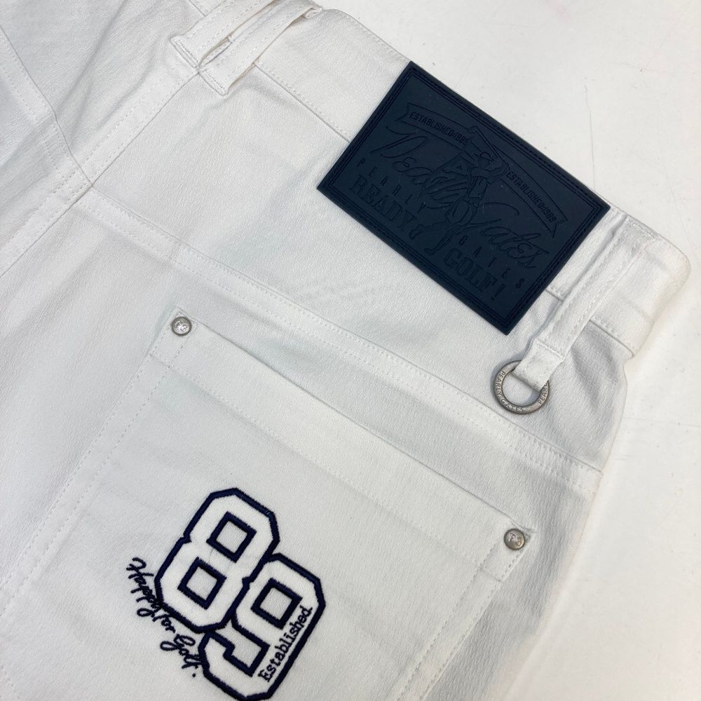 サイズ：4 PEARLY GATES パーリーゲイツ 2024年 ハーフパンツ ホワイト