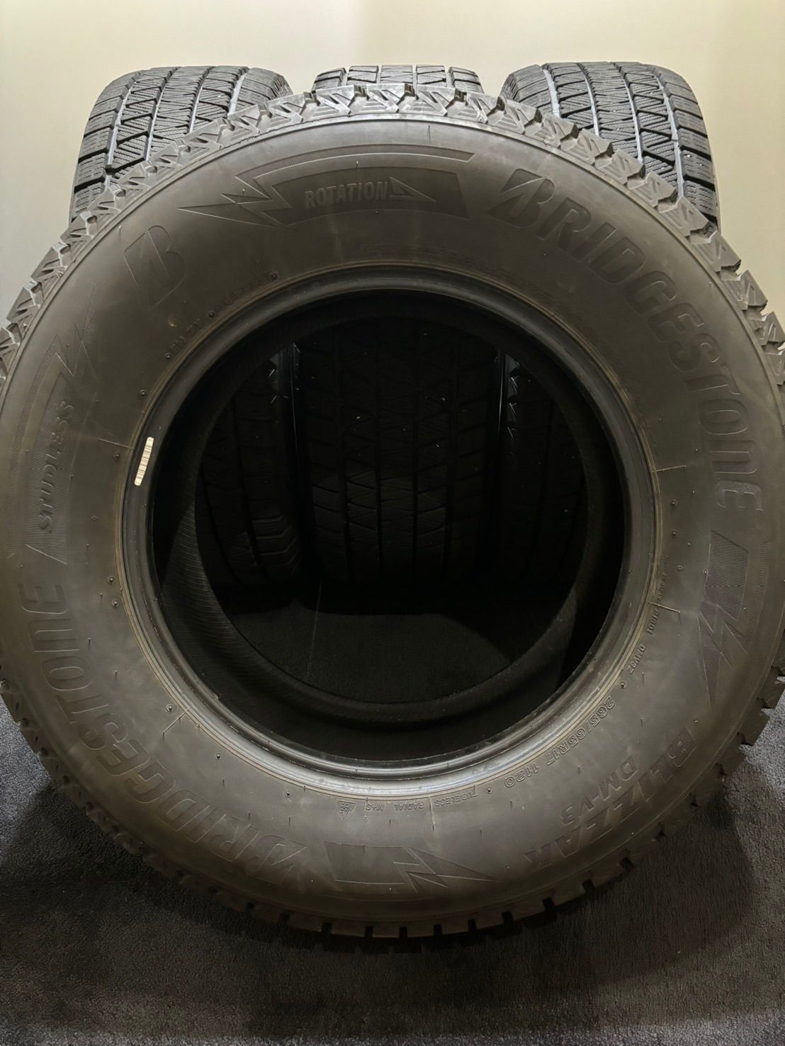 ☆265/65R17 BRIDGESTONE/DM-V3 21年製 スタッドレス 4本 ブリヂストン