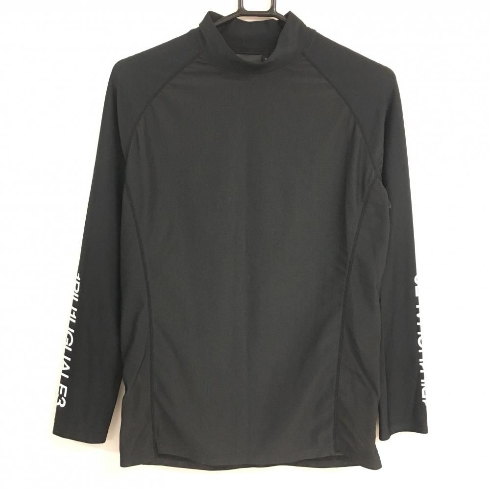 ウノピゥウノウグァーレトレゴルフ ハイネックインナーシャツ 黒