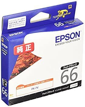  【中古】「非常に良い」EPSON 純正インクカートリッジ ICBK66 PX-7V用ブラック インクカートリッジ・詰め替えインク