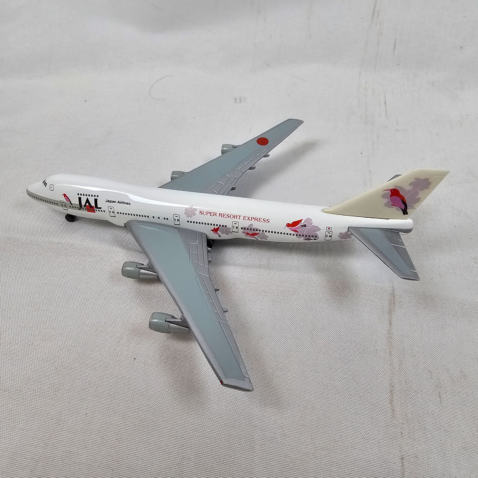 JAL 1/500 ボーイング 747 スーパリゾートエクスプレス 飛行機 模型 箱