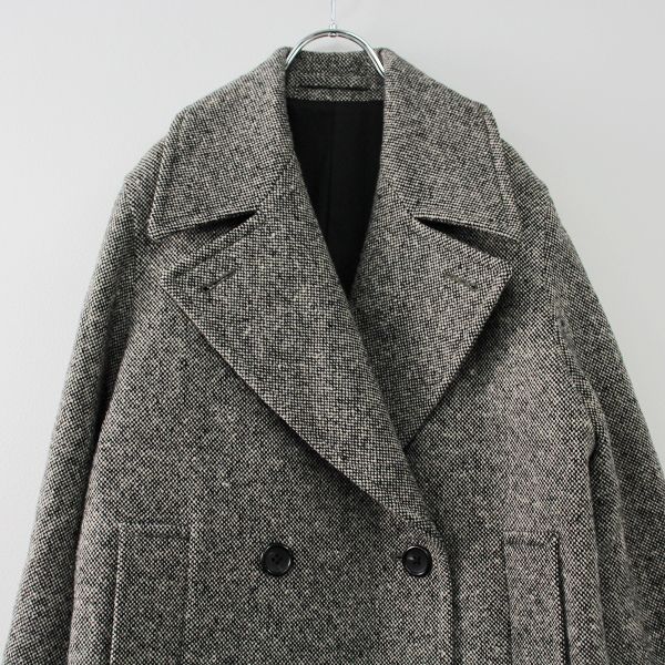 美品 2021AW MARGARET HOWELL マーガレットハウエル NEP TWEED P COAT