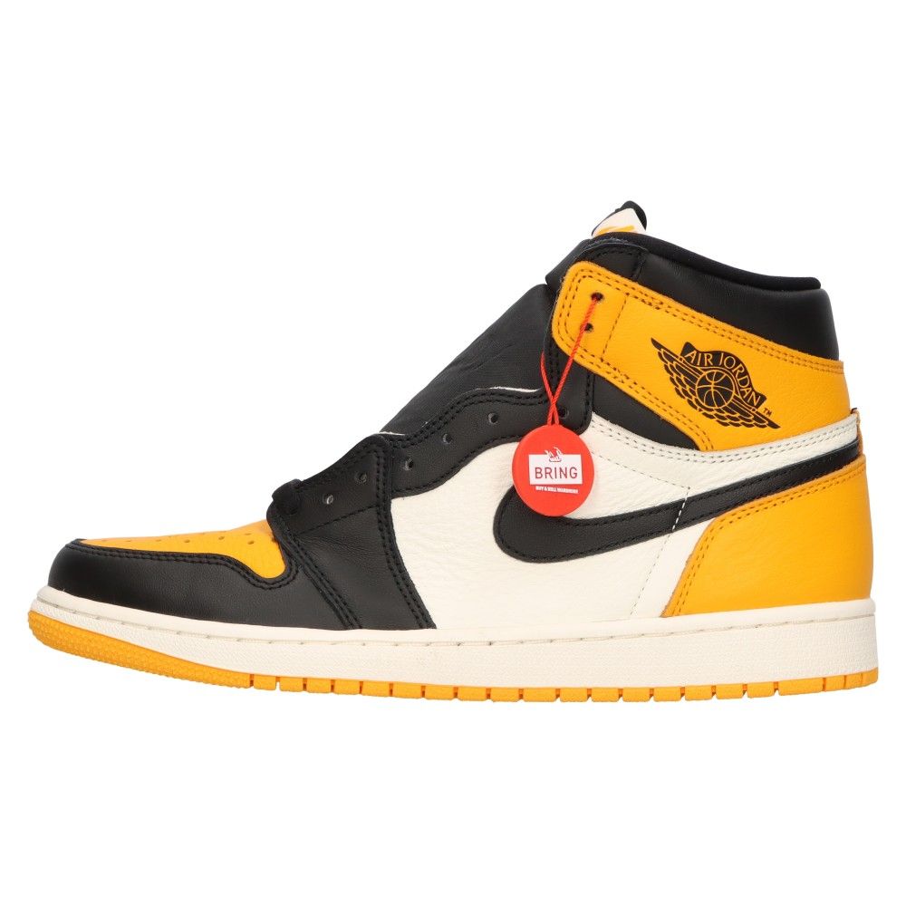 NIKE (ナイキ) AIR JORDAN 1 HIGH OG Taxi エアジョーダン 1 タクシー ハイカットスニーカー イエロー/ブラック  US9.5/27.5cm 555088-711 - メルカリ