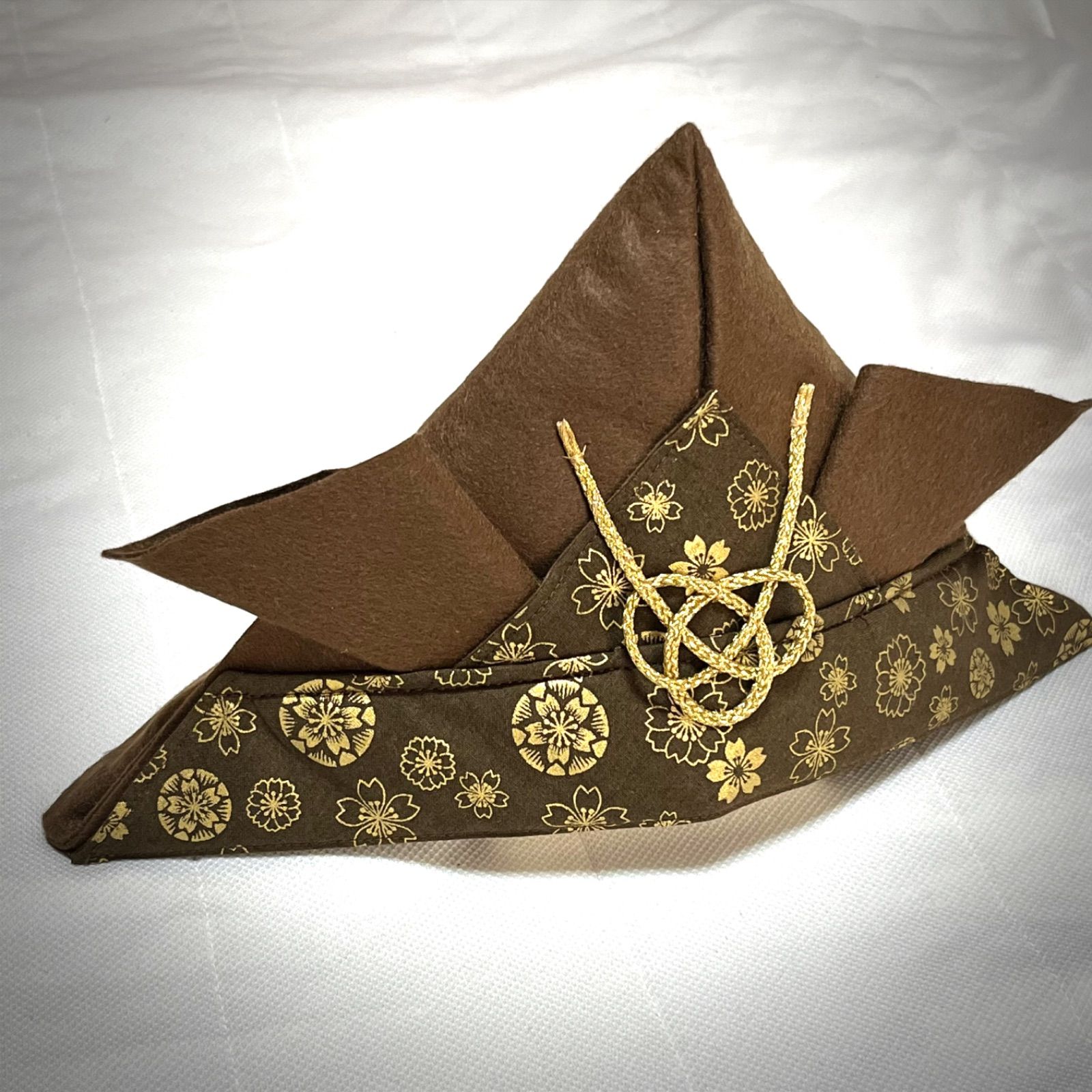 完成品】かぶと 兜 被れる兜 布製 ハンドメイド 安い 端午の節句