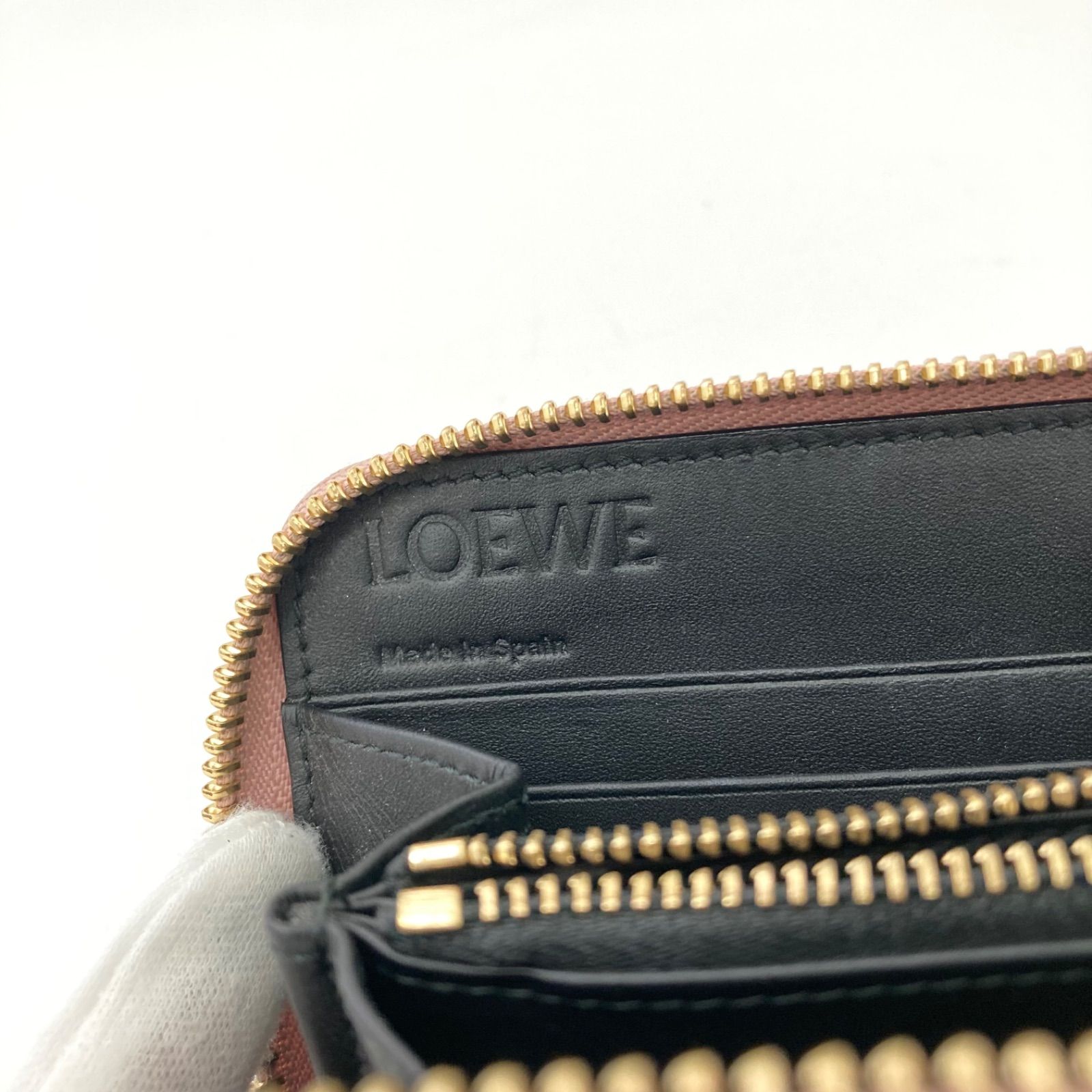 🔅最終値下げ🔅 【LOEWE】ロエベ 長財布 ピンク パズル ジップ