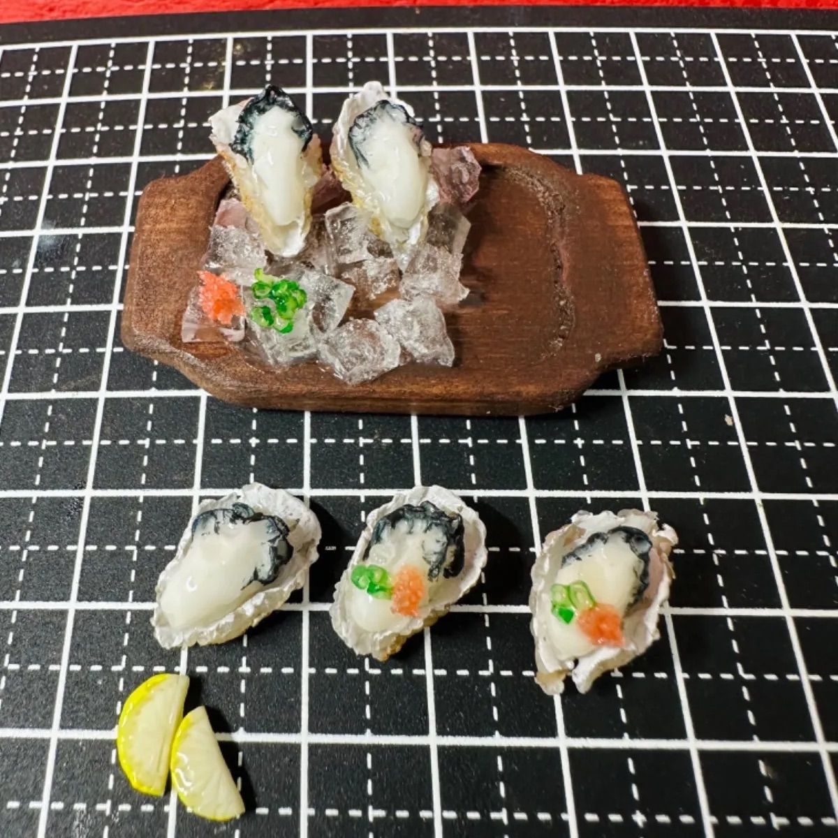 ⭐️完売の為オーダーお受けします⭐️生牡蠣セット⭐️ミニチュア