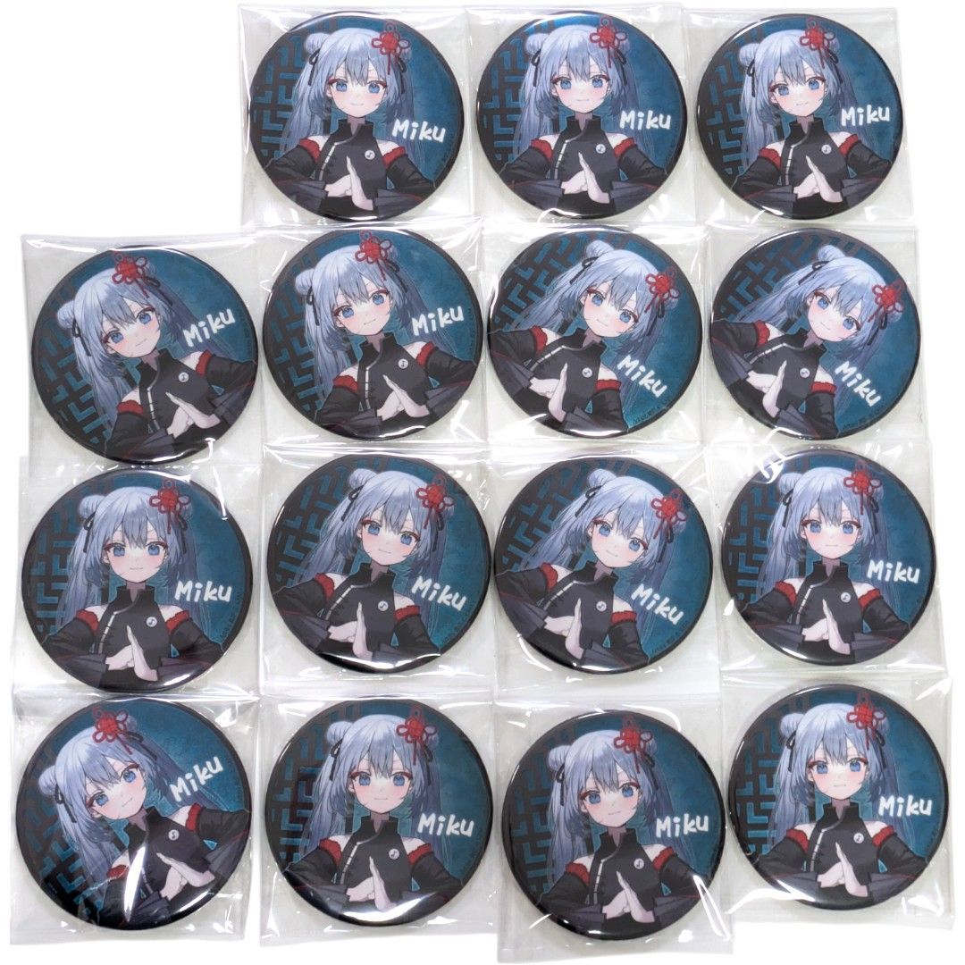 初音ミク Culture39 大き目メタリック缶バッジ 2023 4BOX④ u*n様 39culture 2023 大き目メタリック缶バッジ party メ