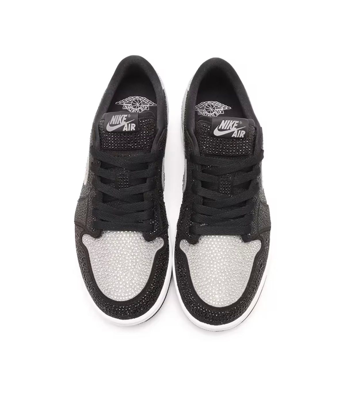 SWAROVSKI × NIKE WMNS AIR JORDAN 1 RETRO LOW OG CRYSTAL SHADOW 