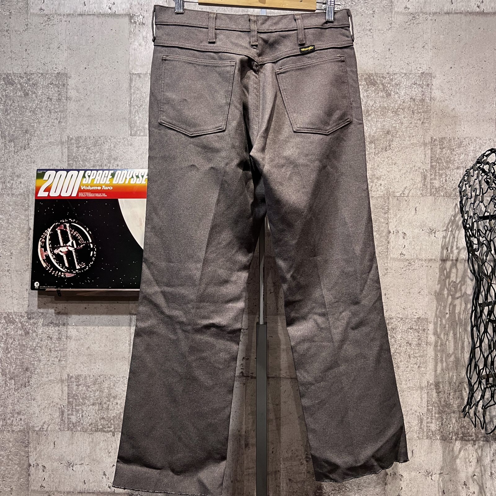 80s USA製 Wrangler ランチャー 42TALON ブラウン 70年代 Wrangler ラングラー ランチャードレスパンツ スラックス