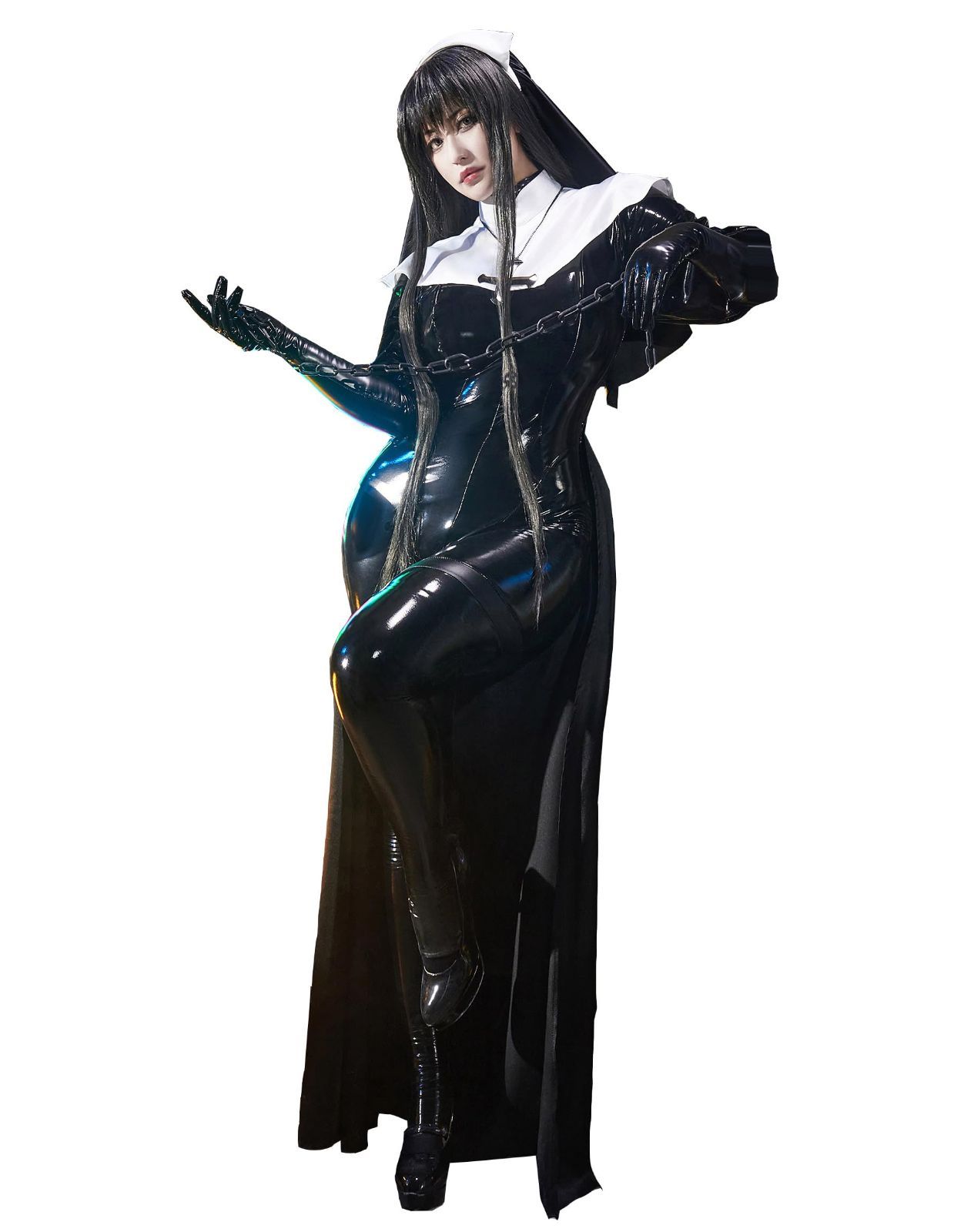 AngelicPretty 黒ピンク くるくるリボンJSK 魔法使い ハロウィン