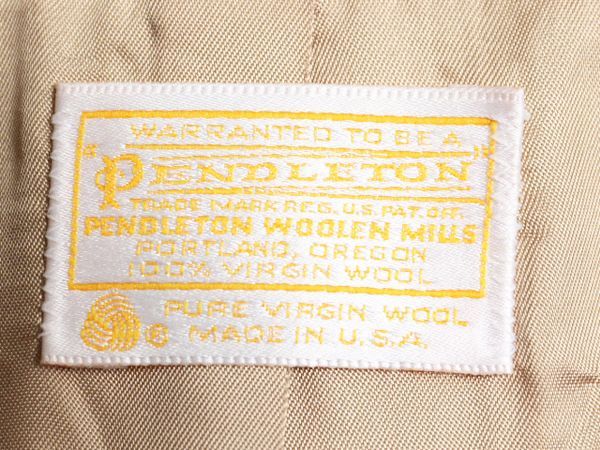 デッドストック 70s USA製 ペンドルトン ツイード テーラード