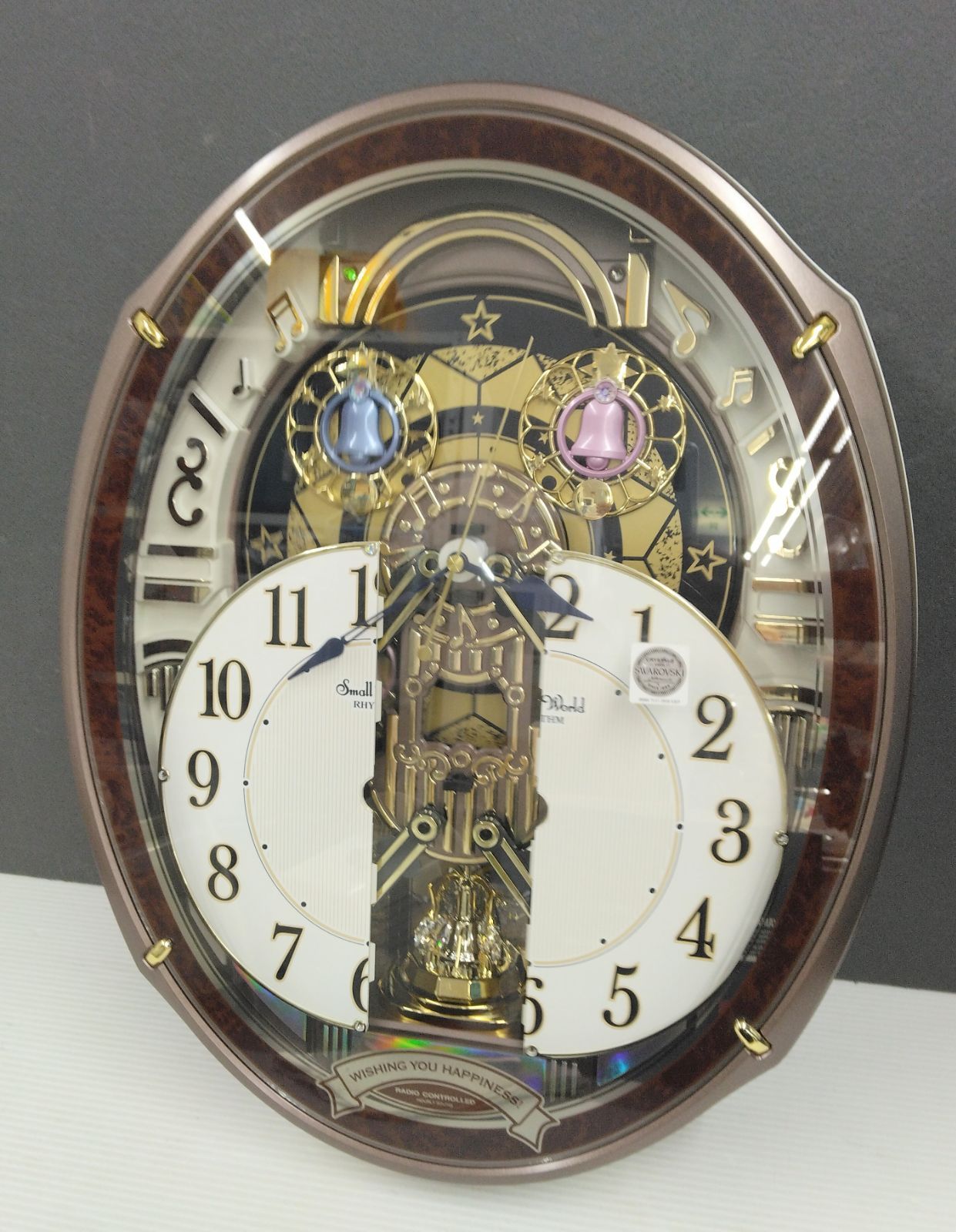 RHYTHM Small World からくり時計 壁掛け 4MN545RH - メルカリ