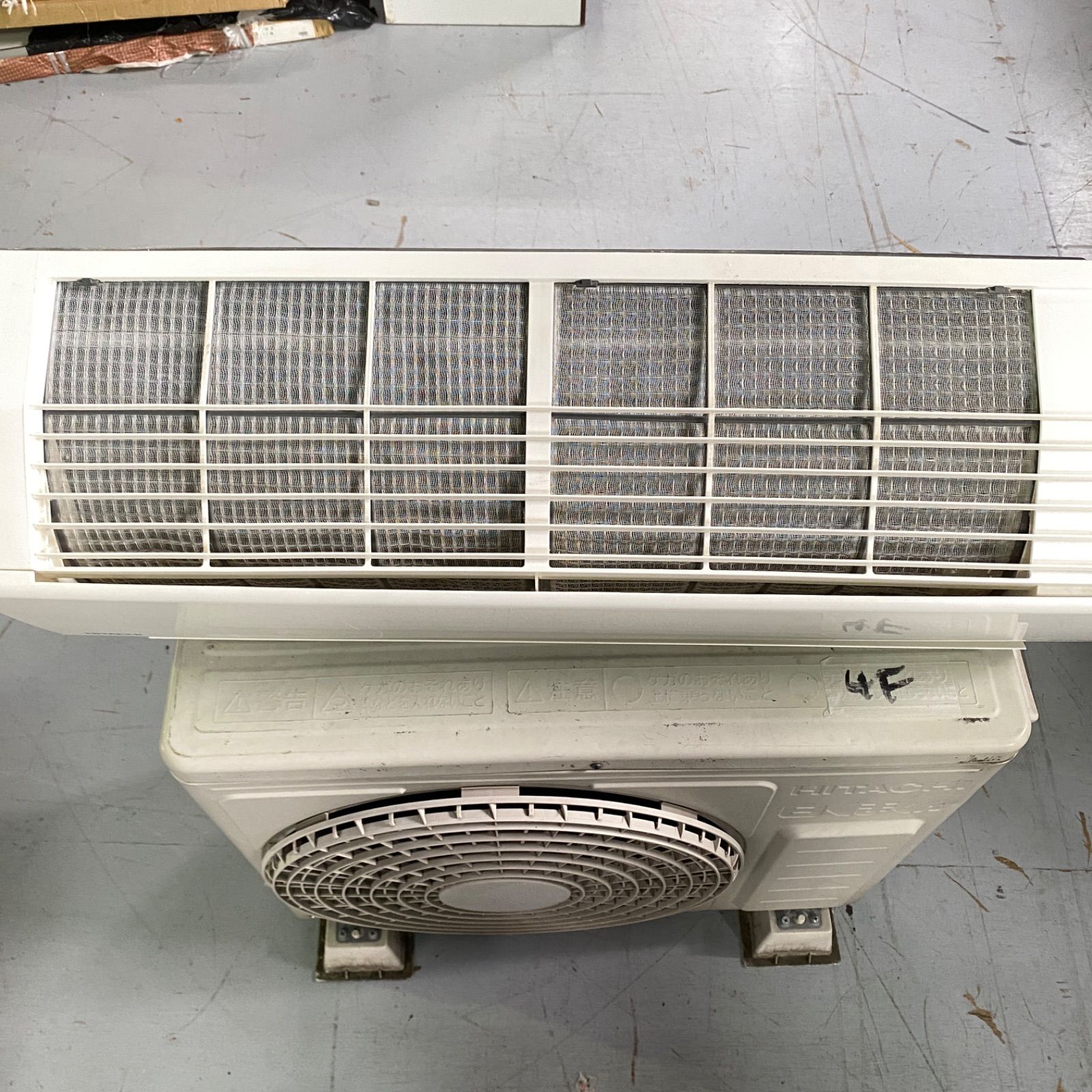 エアコン⑤ HITACHI ヒタチ RAS-AJ28H(W) リモコン付き 2018年製 10畳 