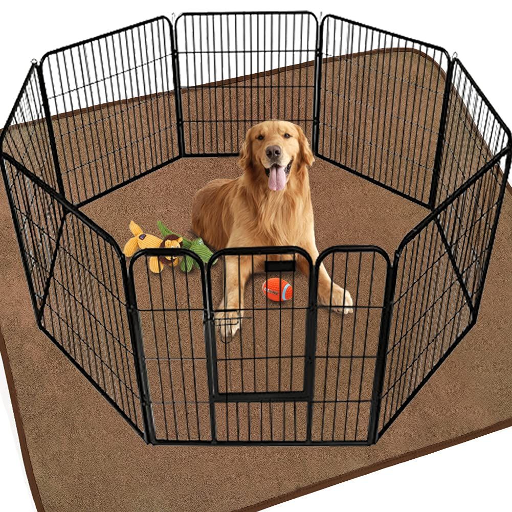 犬 猫用洗えるペットシーツ おしっこパッド ペット用 下敷き マット 速乾 滑り止め加工 介護シーツ 洗濯機で丸洗い 繰り返し利用 ブラウン182x182cm 2枚セット
