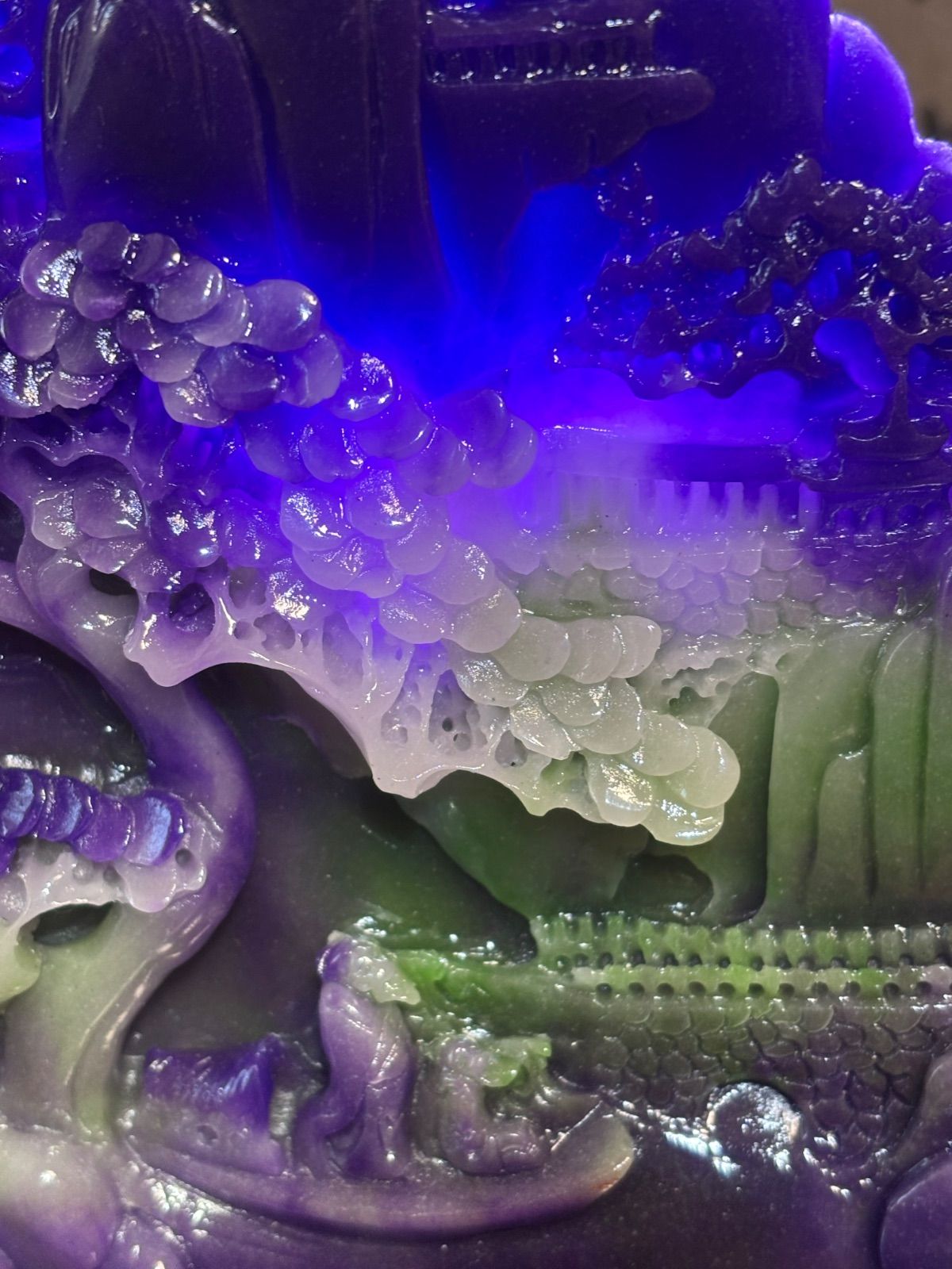 精巧彫刻・山水置物（蘇紀石製） 5035 - メルカリ