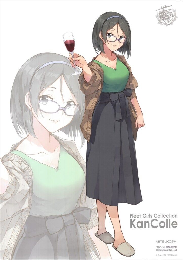 三越 販売用 「艦これ」×「三越」コラボ 霧島 B2ポスター - メルカリ