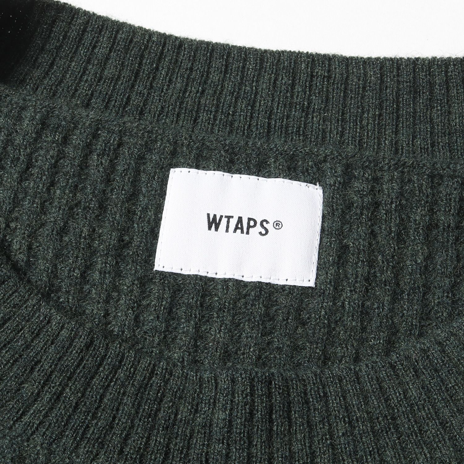 美品 WTAPS ダブルタップス ニット サイズ:L 19AW ワッフル