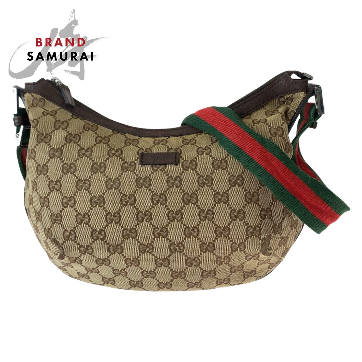 GUCCI グッチ シェリーライン ベージュ ブラウン シルバー金具 GUCCI グッチ シェリーライン ベージュ ブラウン シルバー金具