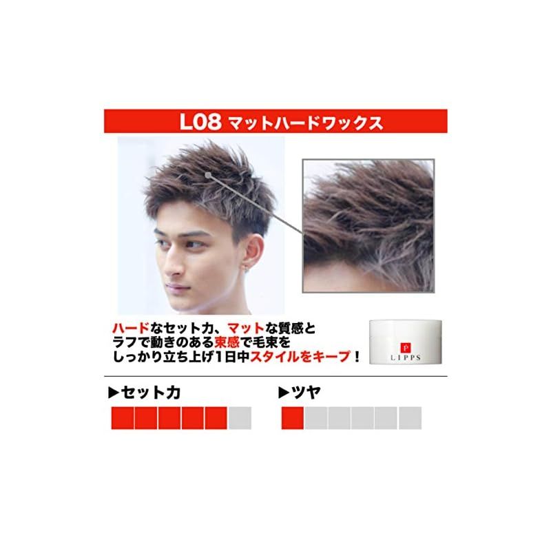 LIPPS (リップス) マットハード ワックス 85g メンズ 男性