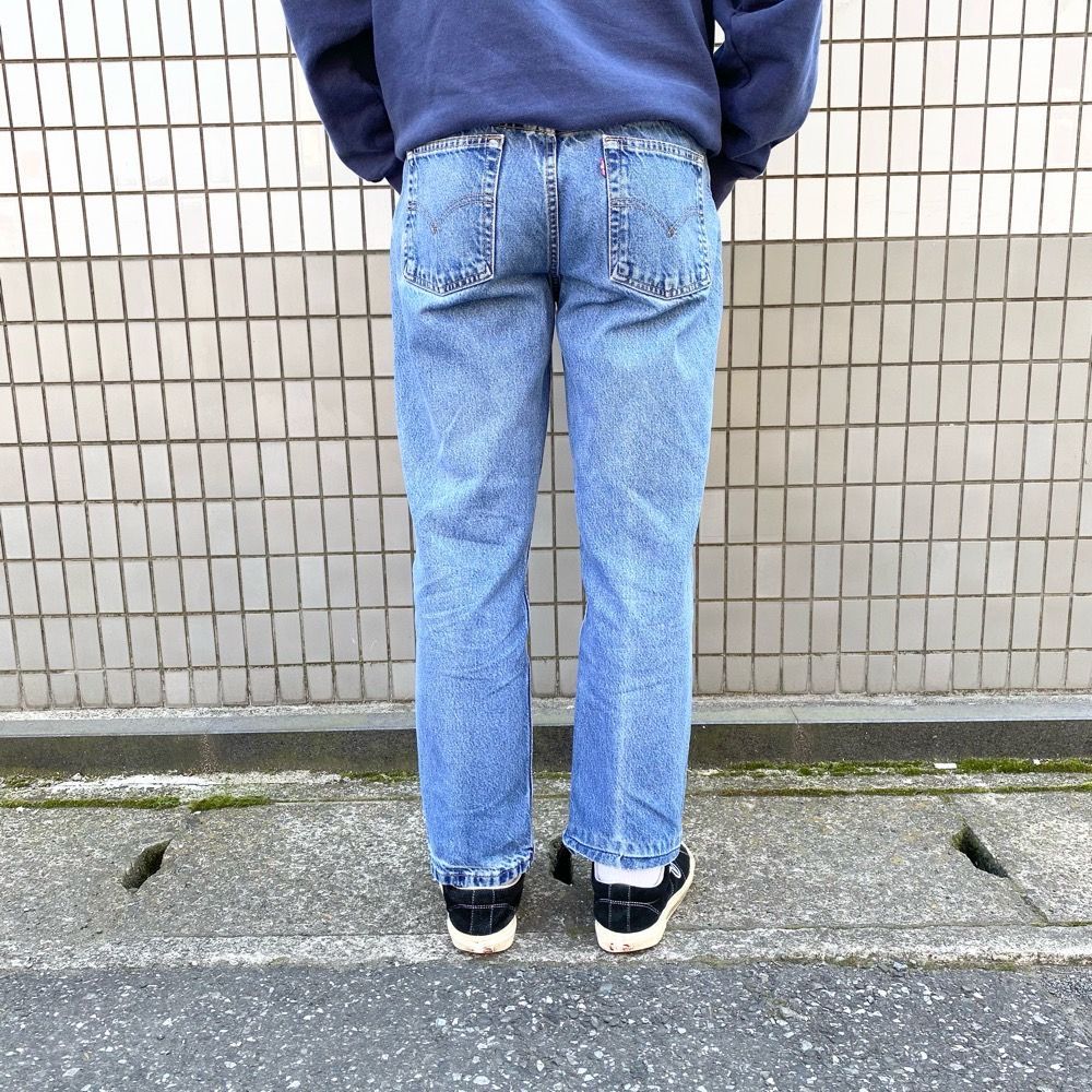 275)リーバイス505ワイドストレートデニムパンツジーンズ