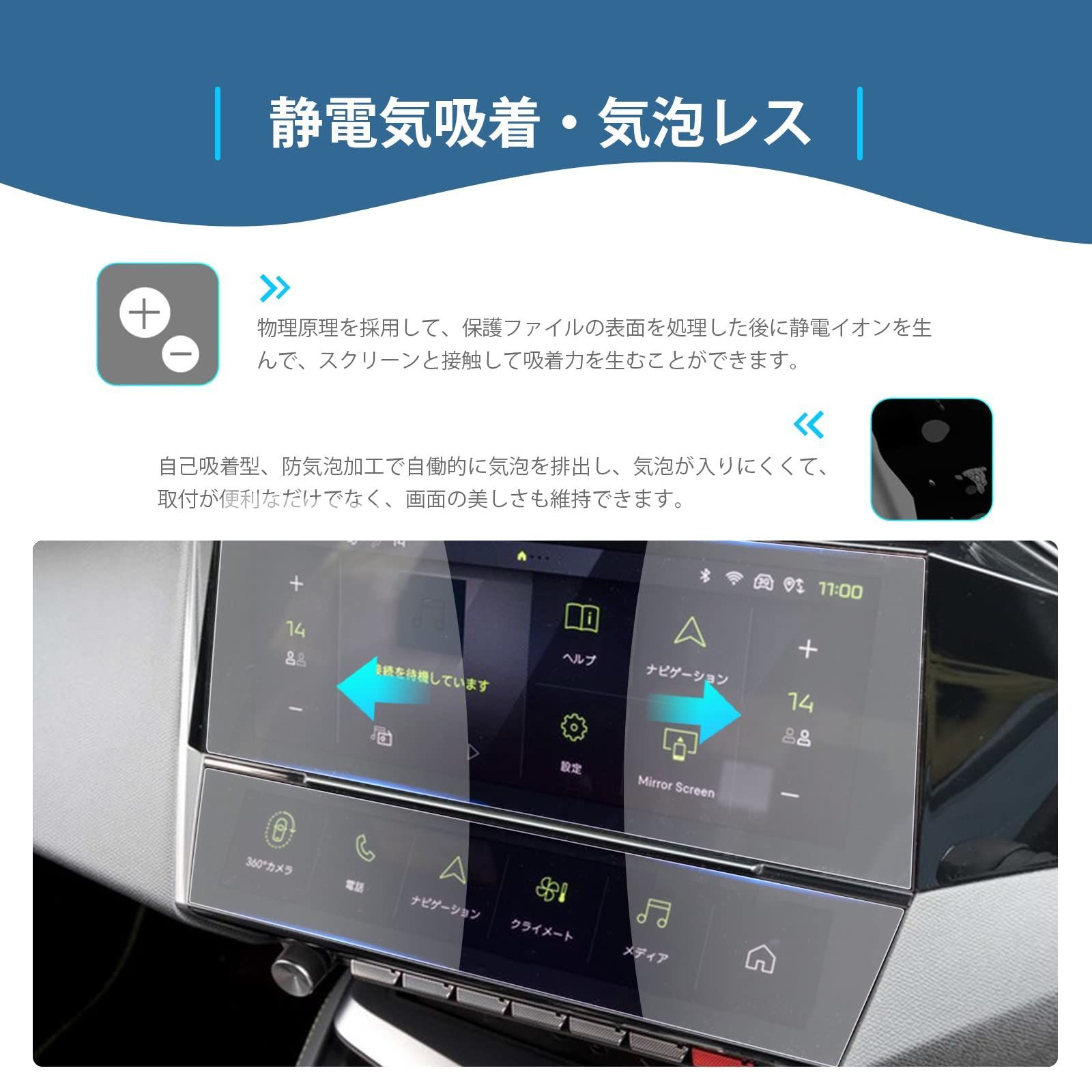 プジョーT9 308ディスプレイモニター本体 Peugeot 308 T9 (2013-2021