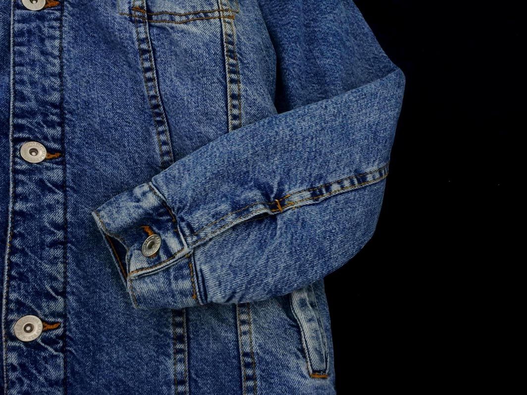 ZARA MAN デニム　ボア　モッズコート　M　ザラ ZARA MAN デニム ボア モッズコート M ザラ - メルカリ