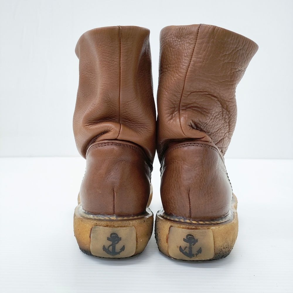 KAPITAL ポパイブーツ レザー サイズ2 ブーツ ブラウン メンズ