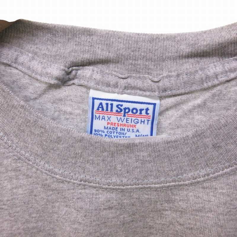All Sport Tシャツ 90s USA デッドストック シングルステッチ All Sport Tシャツ 90s USA デッドストック シングルステッチ - メルカリ