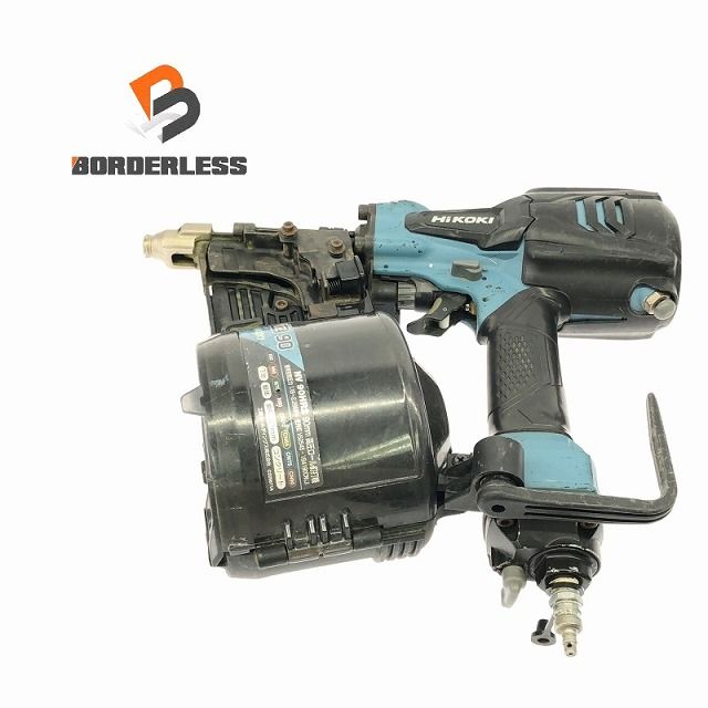 色 HiKOKI ハイコーキ 90mm 高圧 ロール釘打機 NV90HR2 SCB 青|セームブルー コイルネイラ エア釘打機 109198