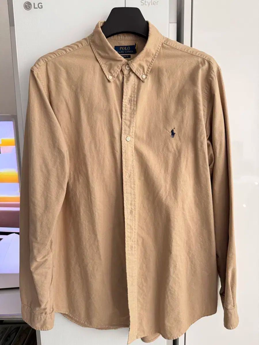 ポロ Ralph Lauren ラルフローレン シャツ ベージュ クラシックフィット