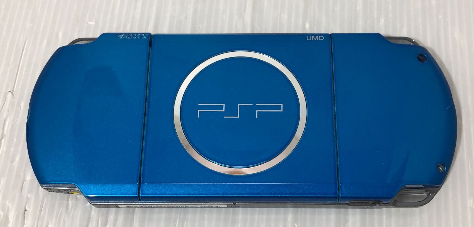 動作良好 SONY PSP-3000 バイブラント ブルー ケーブル＆バッテリー付き PlayStation Portable