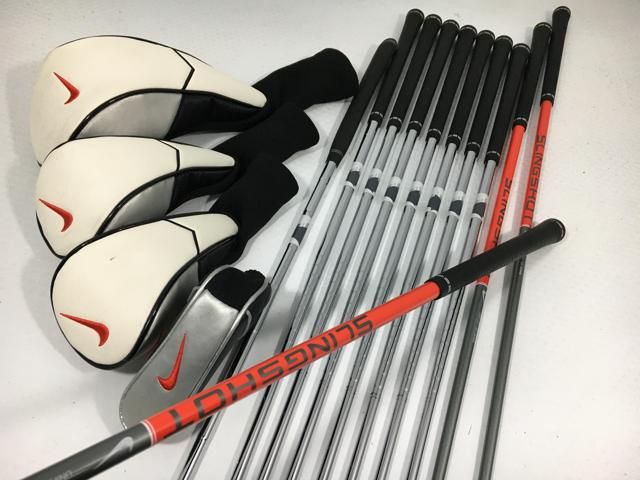 ゴルフクラブセット メンズ NIKE ナイキ スリンスショット 11本  初心者 希少！NIKEナイキ スリングショット メンズゴルフクラブセット 11本 右