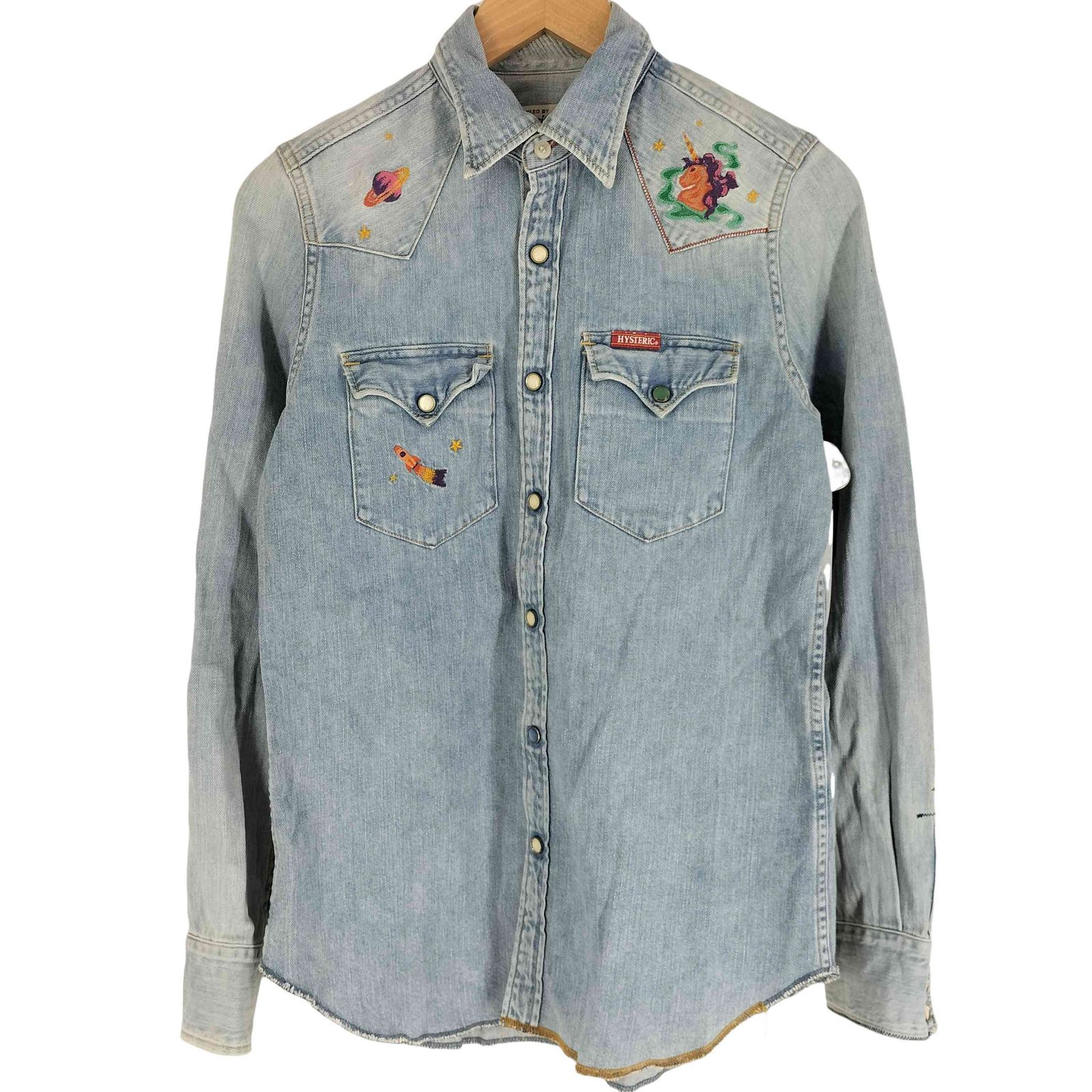 ヒステリックグラマー HYSTERIC GLAMOUR ウエスタンデニムシャツ