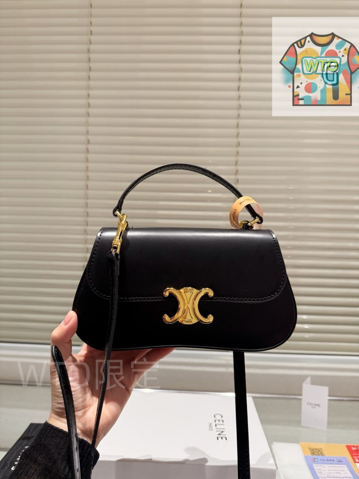 CELINE ショルダーバッグ セリーヌ ショルダーバッグ クロード トリオンフ ミニバッグ