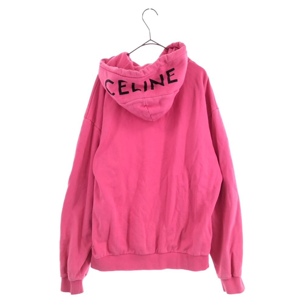 CELINE ピンク フード付きパーカー CELINE ピンク フード付きパーカー 【公式通販】