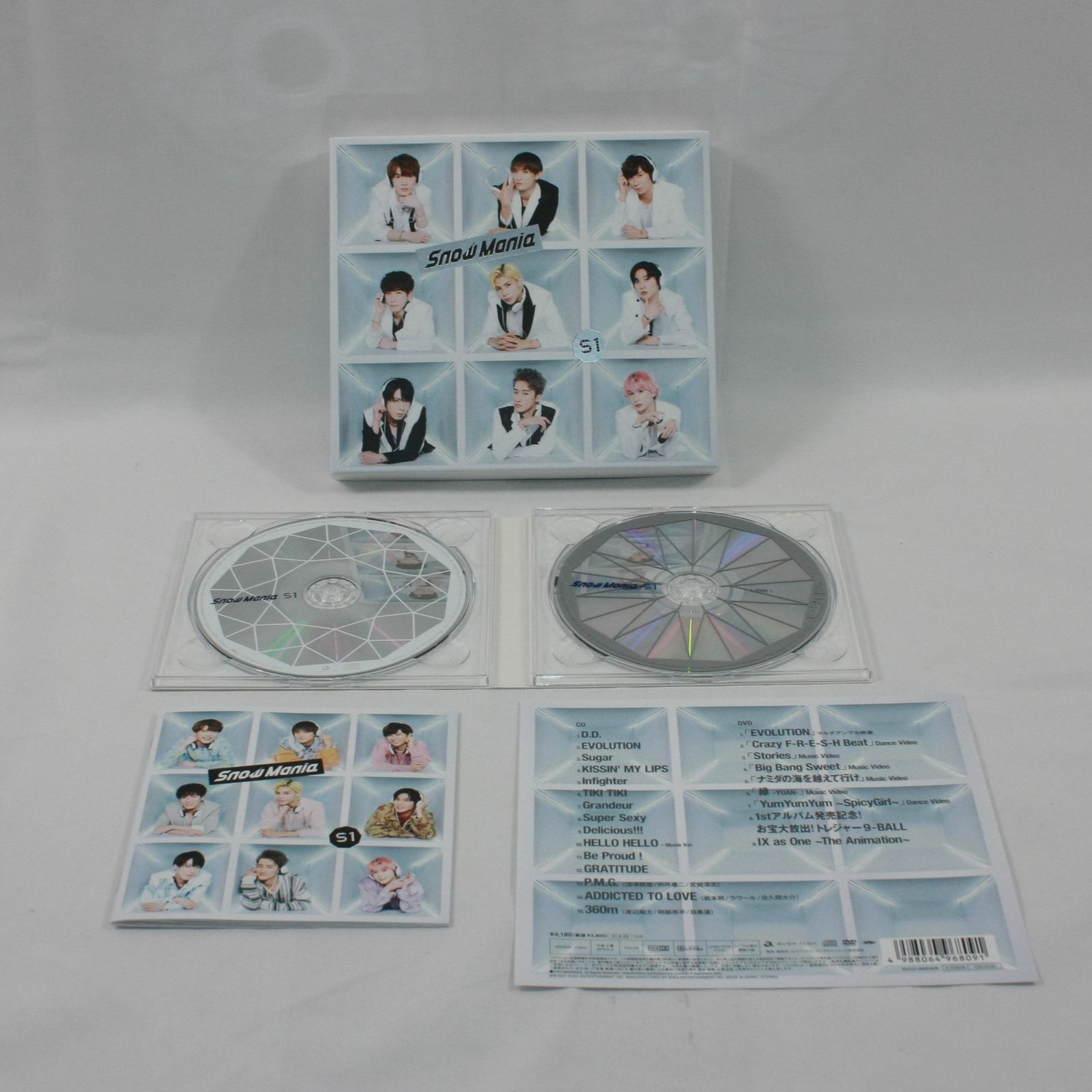LP1588・Snow Man スノーマン Snow Mania S1 初回盤B CD＋DVD