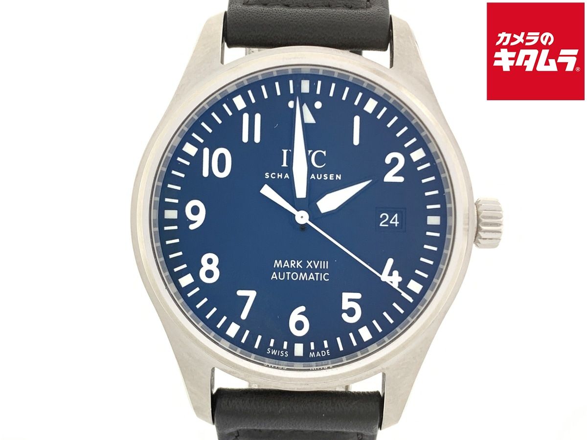 IWC パイロットウォッチ マークXVIII ブラック IW327009 ステンレススティール