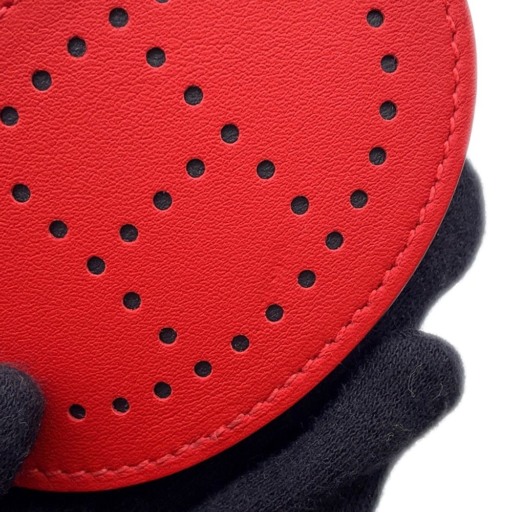 エルメス バレッタ エブリンPM ルージュラデュー/シルバー金具  