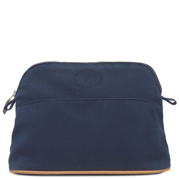 エルメス / HERMES　ポーチ　ボリード　ネイビー エルメス HERMES ポーチ ボリードポーチ MM コットン ネイビー