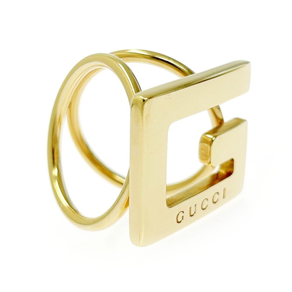 中古】GUCCI グッチ GP Gロゴ スカーフリング レディース