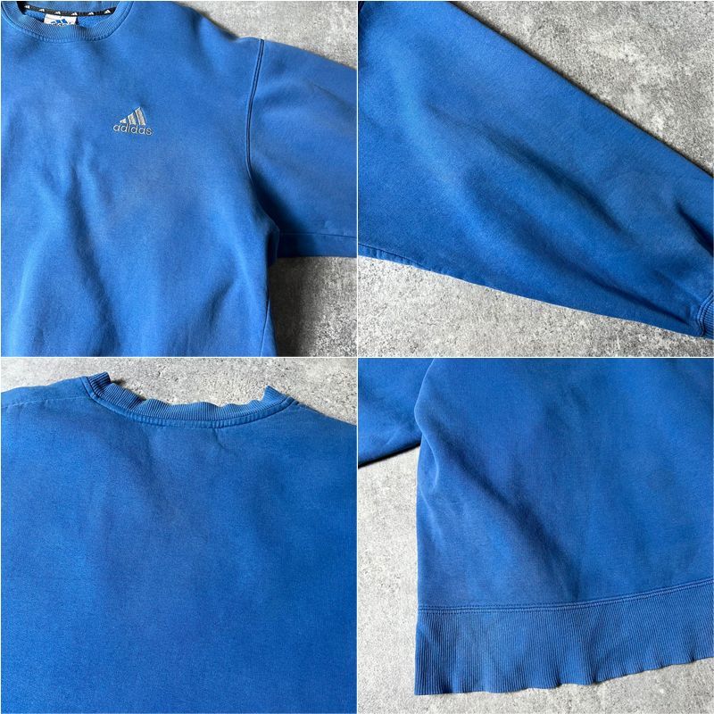 90s adidas パフォーマンス ロゴ 刺繍 スウェット トレーナー XL / 90