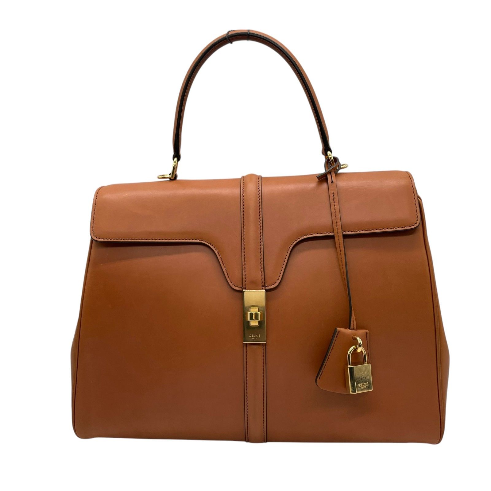 美品】CELINE セリーヌ スモール セーズ16 ハンドバッグ 2WAY 美品】CELINE セリーヌ スモール セーズ16 ハンドバッグ 2WAY