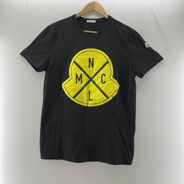 MONCLER 19SS MAGLIA プリントTシャツ L ブラック モンクレール 24