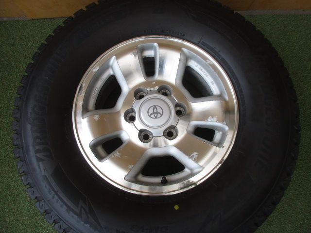 年内で出品終了 み トヨタ純正 ハイラックスサーフ 265 70R16 スタッドレスタイヤ４本SET 18サーフ 70プラド 80ランクル