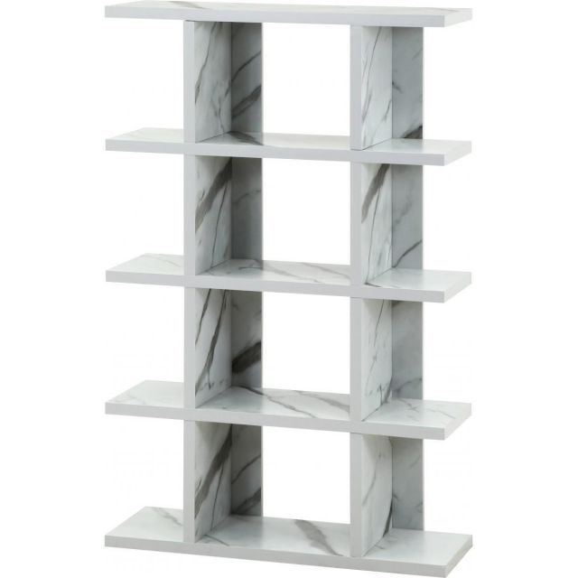 不二貿易 ＦＵＧＡオープンシェルフ５段 大理石 59276 新生活 おしゃれ 