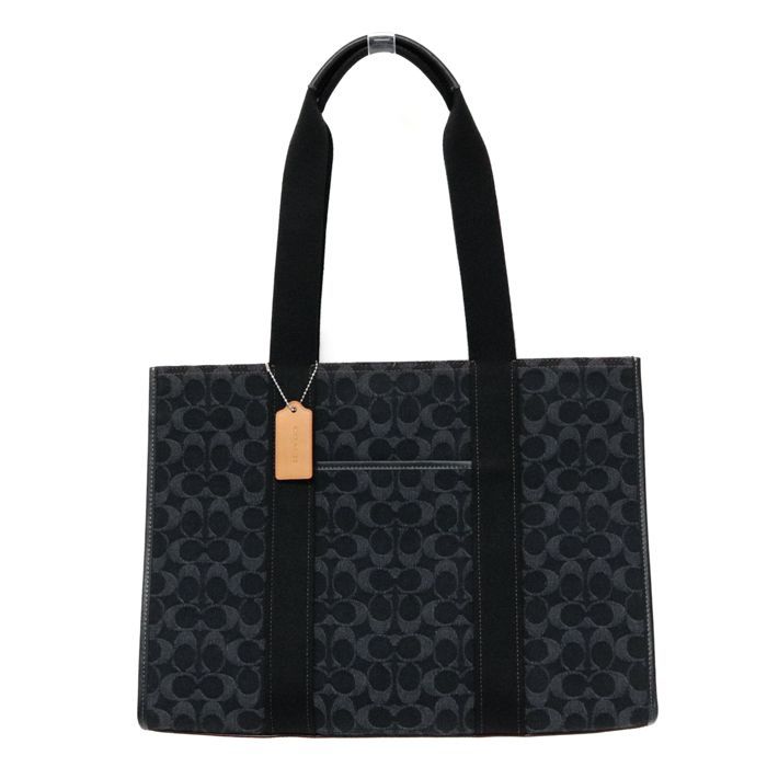 コーチ COACH ラージ スミス トート シグネチャー デニム