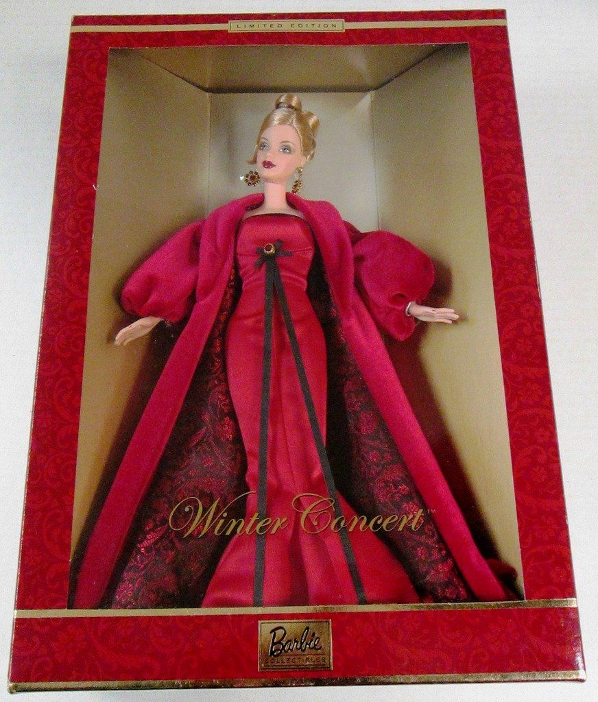 版2002 Limited Edition Winter Concert Barbie Collectible Doll バービーコレクタブル ドール Barbie社 並行輸入