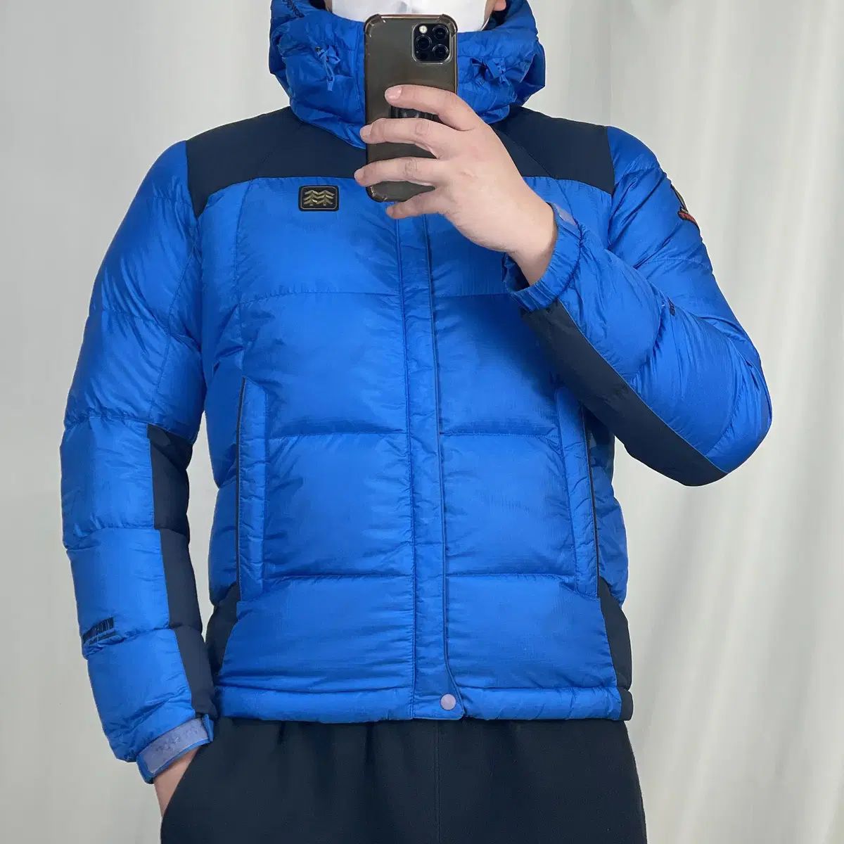 KOLONSPORT(コーロンスポーツ) 800 青 グースダウン ダウンジャケット 90 241121