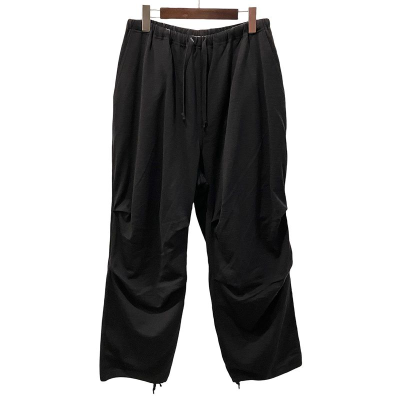 コモリ COMOLI タグ付き 24AW ウールニット ニータックパンツ