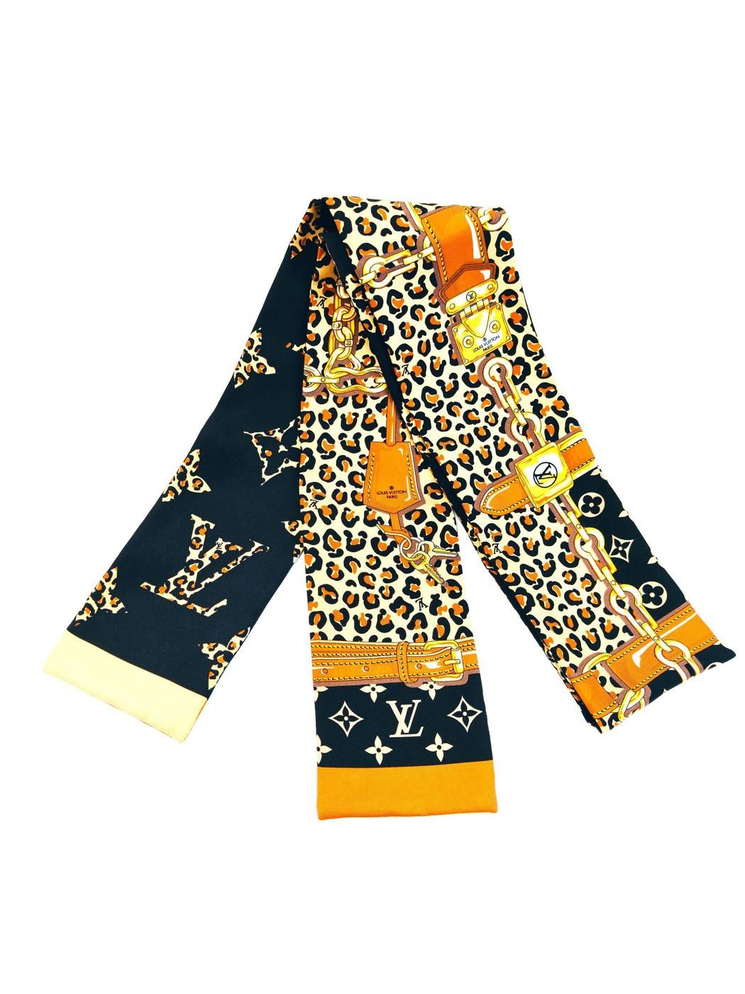 LOUISVUITTON シルク バンドー ヒョウ柄 スカーフ 9726 11621014.jpg